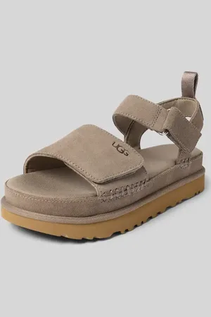 UGG Ledersandale mit Label-Badge Modell 