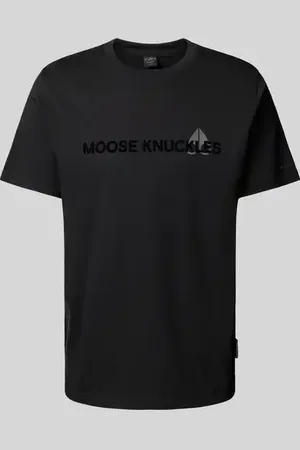 Moose Knuckles Regular Fit T-Shirt aus Baumwolle in , Größe L