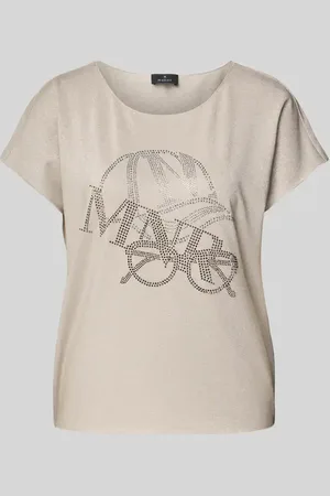 monari T-Shirt mit Ziersteinbesatz in , Größe 34