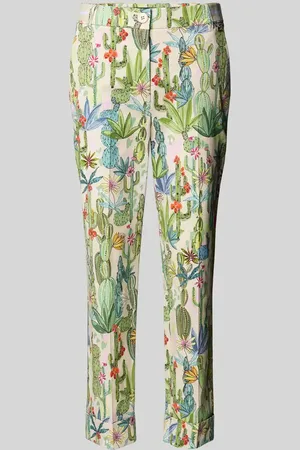 Marc Cain Regular Fit Hose im Allover-Look in , Größe 34