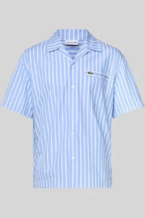 Lacoste Relaxed Fit Freizeithemd mit Resortkragen in , Größe 39