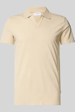 Lindbergh Poloshirt mit V-Ausschnitt in , Größe L