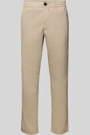 Knowledge Cotton Apparal Tapered Fit Chino mit Eingrifftaschen Modell 