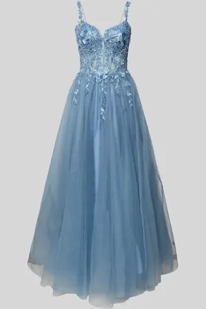 Unique Abendkleid mit Spitzenbesatz in , Größe 34