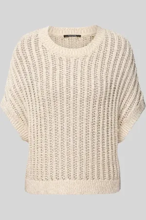 Comma, Strickpullover mit gerippten Abschlüssen in , Größe L
