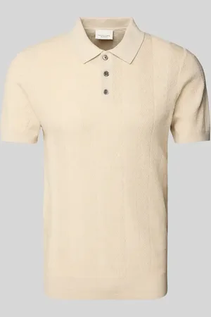 Profuomo Poloshirt mit kurzer Knopfleiste in , Größe L