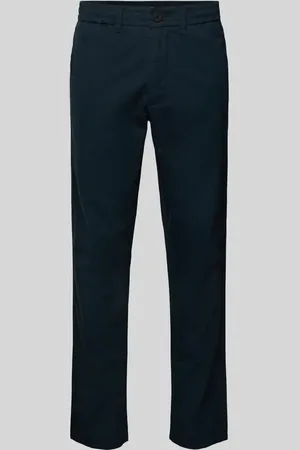 Knowledge Cotton Apparal Tapered Fit Chino mit Eingrifftaschen Modell 