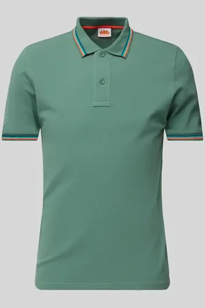 Sundek Poloshirt mit kurzer Knopfleiste Modell 