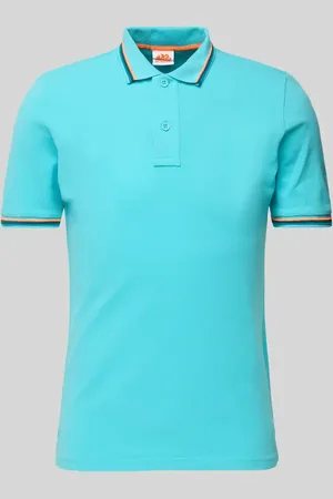 Sundek Poloshirt mit kurzer Knopfleiste Modell 
