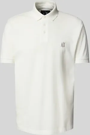 Armani Exchange Poloshirt mit Label-Stitching in , Größe L