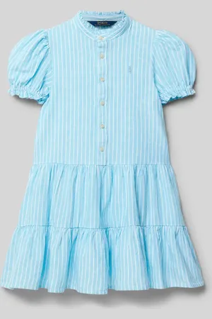 Ralph Lauren Leinenkleid im Stufen-Look in , Größe 122