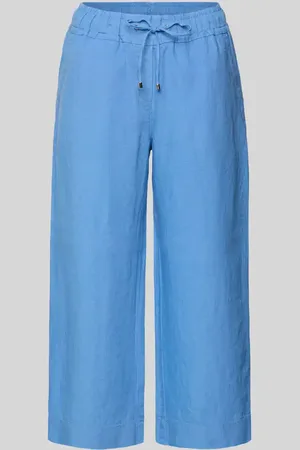 Toni Wide Leg Leinenhose mit verkürztem Schnitt Modell 