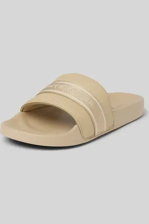 Tommy Hilfiger Bade-Slipper mit Label-Gurtband in , Größe 36