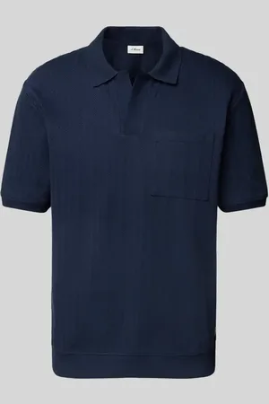 QS by s.Oliver Relaxed Fit Poloshirt aus reiner Baumwolle in , Größe L