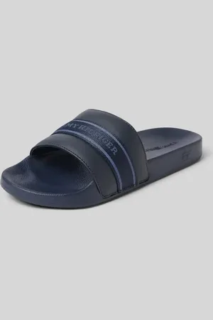 Tommy Hilfiger Bade-Slipper mit Label-Gurtband in , Größe 36