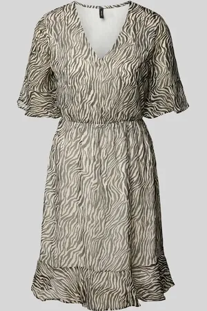 VERO MODA Tailliertes Minikleid mit V-Ausschnitt Modell 