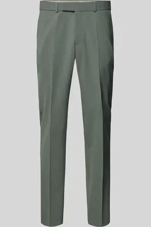 Carl Gross Regular Fit Bundfaltenhose mit Woll-Anteil Modell 