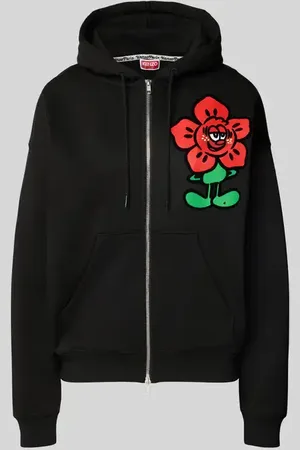 Kenzo Oversized Sweatjacke mit Reißverschluss in , Größe L