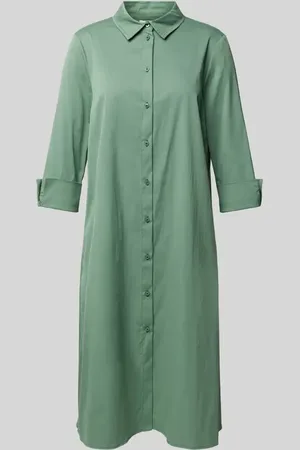 ROBE LÉGÈRE Knielanges Hemdblusenkleid mit 3/4-Arm in , Größe 34
