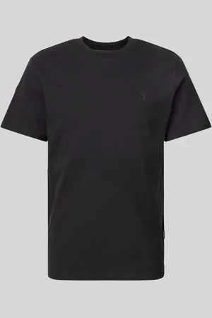 Blend T-Shirt mit geripptem Rundhalsausschnitt in , Größe 3XL
