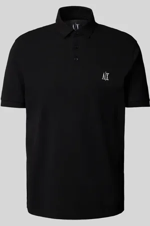 Armani Exchange Poloshirt mit Label-Stitching in , Größe L