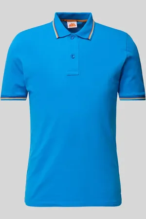 Sundek Poloshirt mit kurzer Knopfleiste Modell 