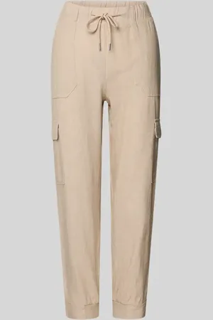 Freequent Tapered Fit Leinenhose mit Cargotaschen Modell 