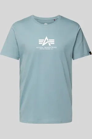 Alpha Industries T-Shirt mit Label-Print in , Größe L