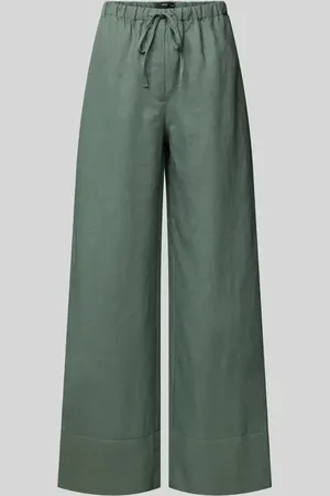 MANGO Wide Leg Stoffhose mit Eingrifftaschen Modell 