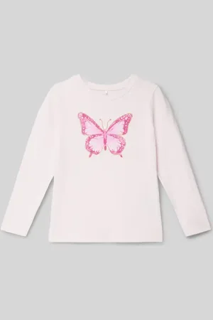 NAME IT Longsleeve mit Label-Print Modell 