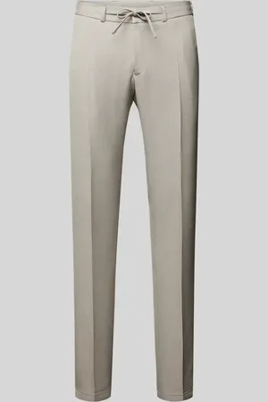 Zuitable Slim Fit Anzughose mit Bügelfalten Modell 