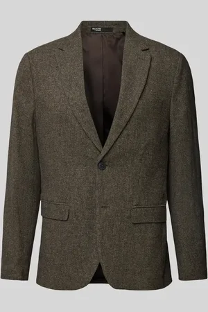 SELECTED Slim Fit 2-Knopf-Sakko mit Reverskragen in , Größe 50