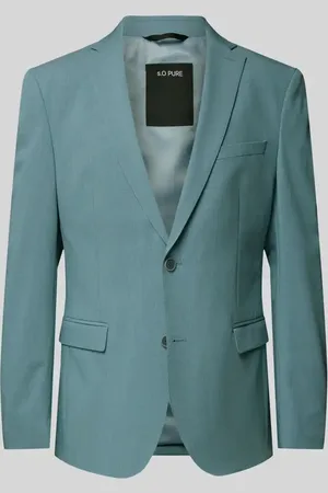 QS by s.Oliver Slim Fit Sakko aus Stretch-Twill in , Größe 106