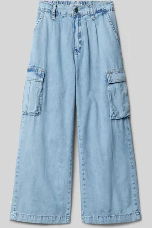 Blue Effect Flared Jeans mit aufgesetzten Pattentaschen in , Größe 140