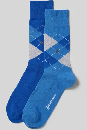 Burlington Socken mit Label-Applikation Modell 