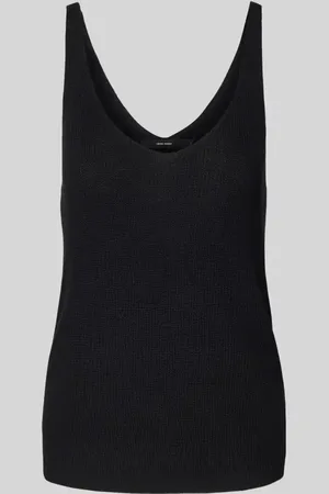 VERO MODA Regular Fit Tank Top in Strickoptik Modell 