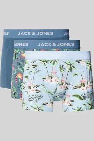 JACK & JONES Trunks mit elastischem Label-Bund im 3er-Pack in , Größe S