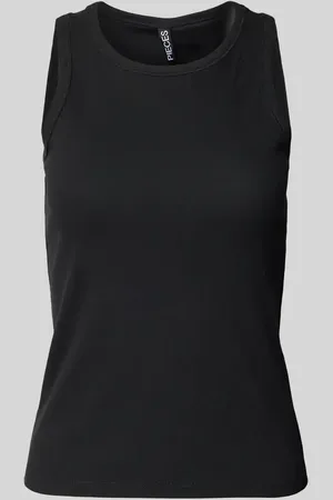 Pieces® Regular Fit Tank Top in Rippoptik Modell 