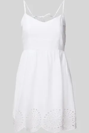 Review Minikleid mit Cut Out und Lochstickerei in , Größe L