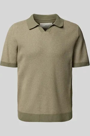 JACK & JONES Regular Fit Poloshirt mit V-Ausschnitt Modell 