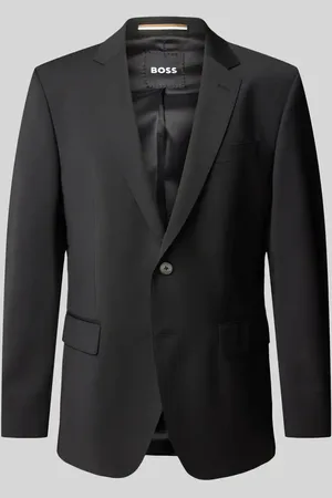 HUGO BOSS Slim Fit 2-Knopf-Sakko mit Kissing Buttons Modell 