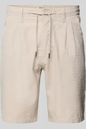 Only & Sons Regular Fit Shorts mit Strukturmuster Modell 
