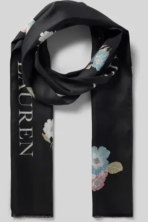Ralph Lauren Schaltuch aus Seide mit Logo-Print und Fransen in , Größe 1