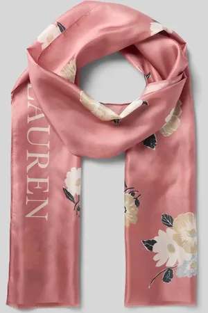 Ralph Lauren Schaltuch aus Seide mit Logo-Print und Fransen in , Größe 1