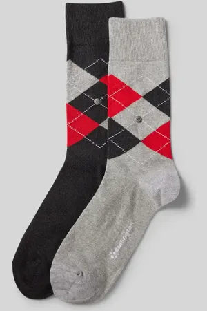 Burlington Socken mit Label-Applikation Modell 