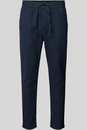 Only & Sons Cropped Stoffhose aus Leinen-Mix Modell 