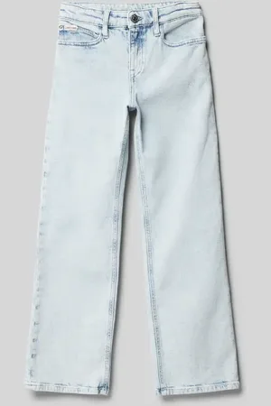 Calvin Klein Baggy Fit Jeans im 5-Pocket-Design in , Größe 152