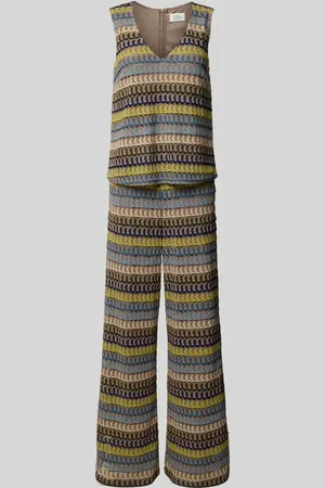 ROBE LÉGÈRE Jumpsuit mit Strukturmuster in , Größe 34