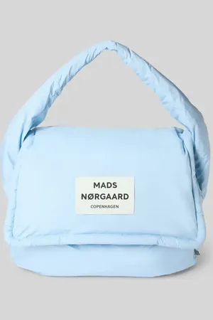 Mads Norgaard Handtasche mit Label-Patch und Tragegriff in , Größe 1