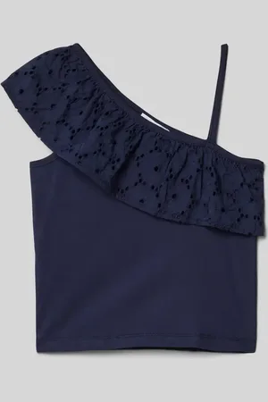 MANGO Top mit Volant in , Größe 140